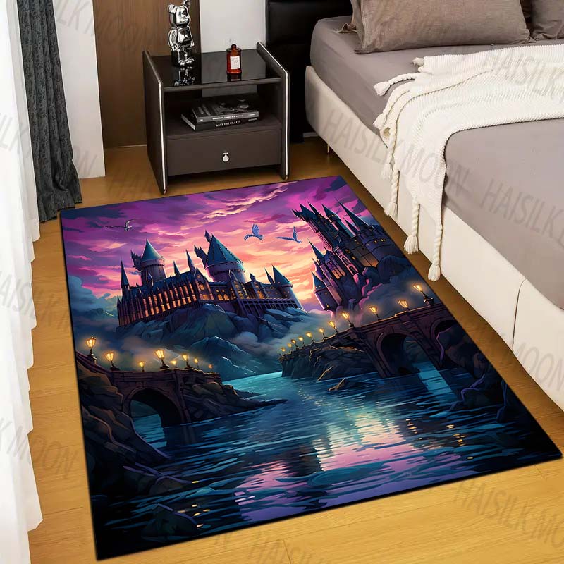 Commercial Printing Services - Tapis imprimé château magique pour école,