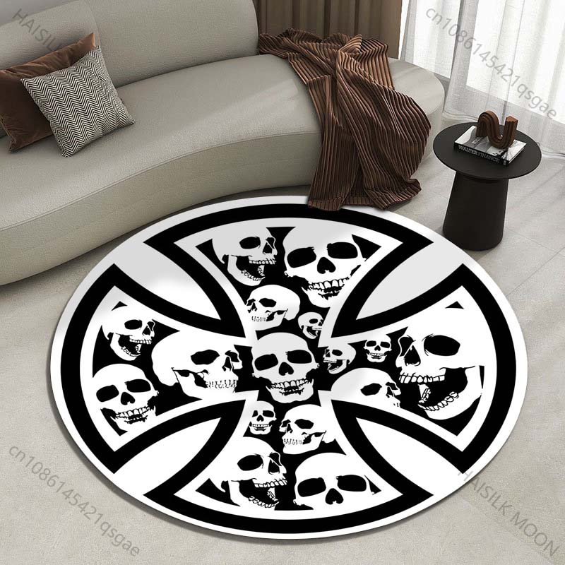 Commercial Printing And Design - Tapis rond imprimé avec motif créatif
