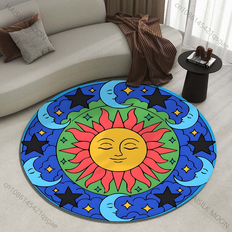 Tapis rond imprimé avec motif  - Commercial Printing And Design avis et prix